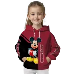arkansas razorbacks mickey mouse red black hoodie best selling