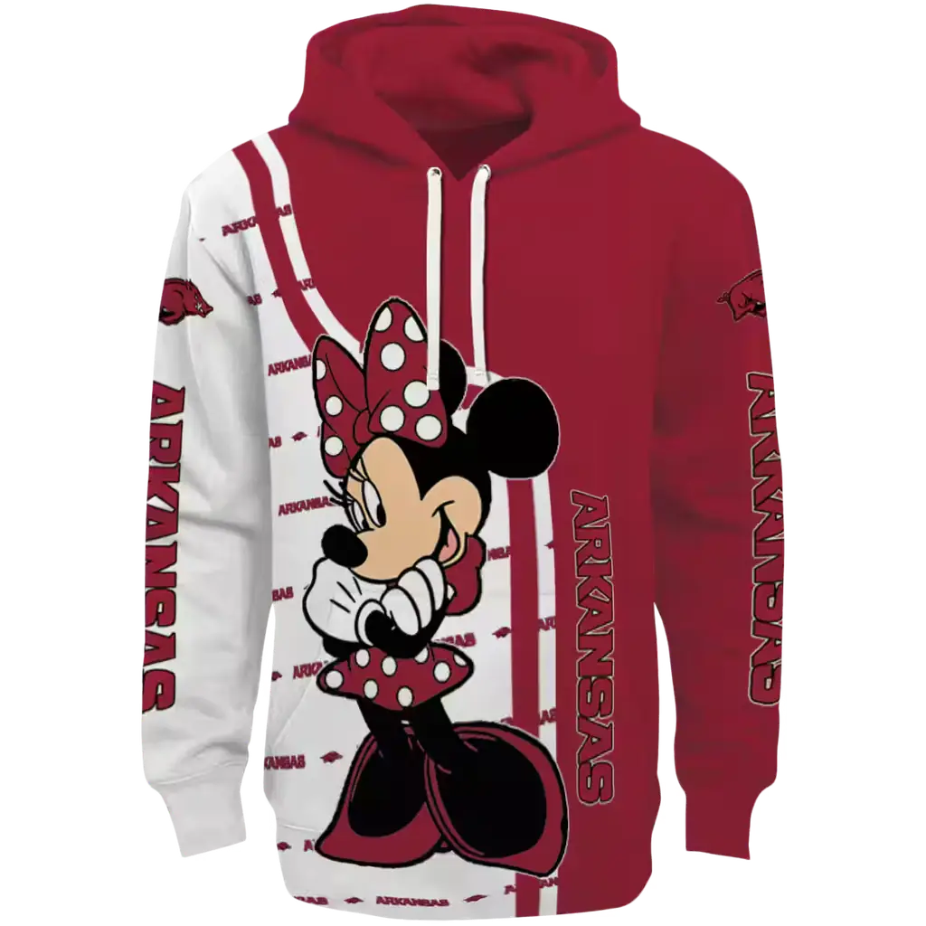 arkansas razorbacks minnie mouse red hoodie best selling arkansas razorbacks minnie mouse red hoodie best selling