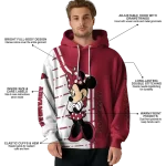 arkansas razorbacks minnie mouse red hoodie best selling