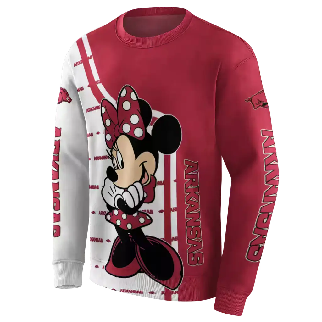 arkansas razorbacks minnie mouse red hoodie new arrival arkansas razorbacks minnie mouse red hoodie new arrival
