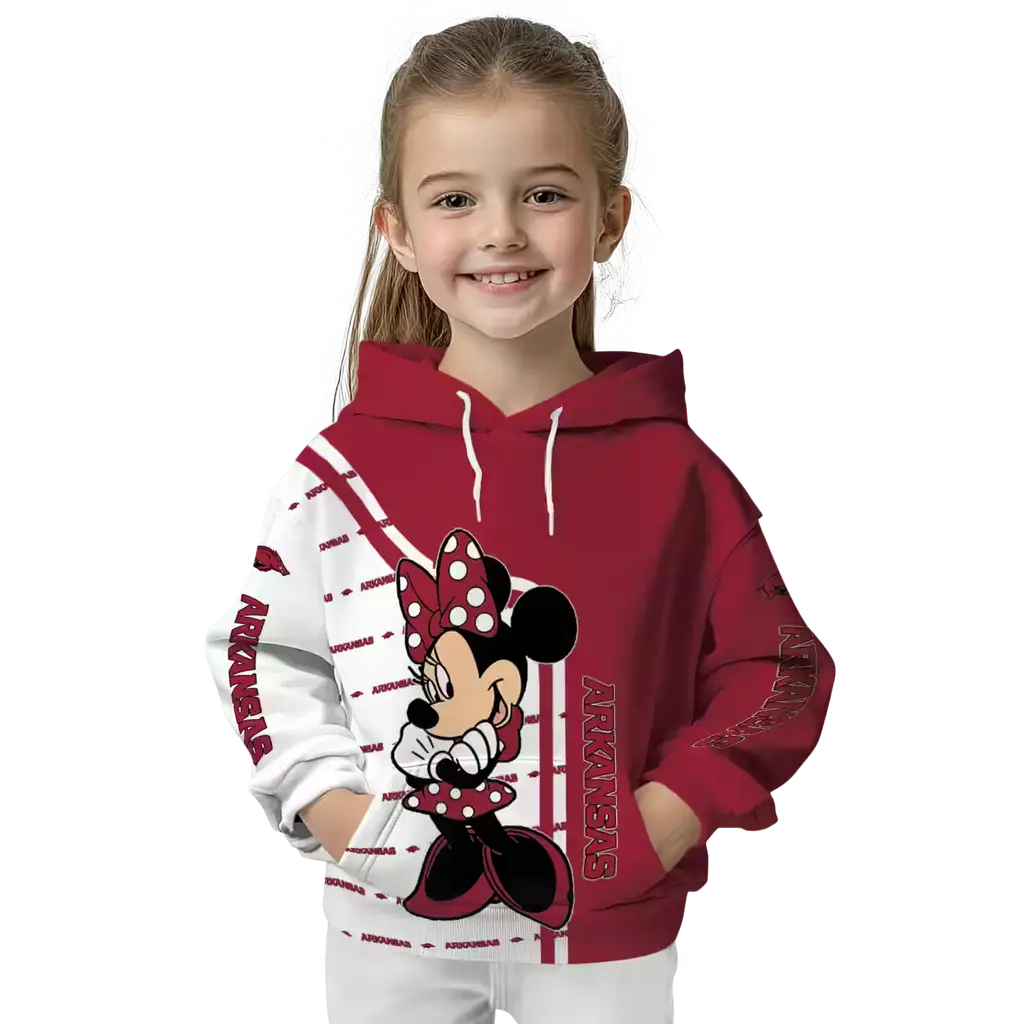 arkansas razorbacks minnie mouse red hoodie top rated arkansas razorbacks minnie mouse red hoodie top rated