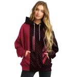arkansas razorbacks monogram pattern red hoodie best selling