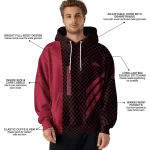 arkansas razorbacks monogram pattern red hoodie best selling