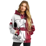 arkansas razorbacks playful snoopy red hoodie best selling