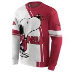 arkansas razorbacks playful snoopy red hoodie best selling