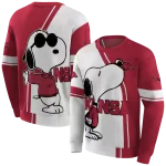 arkansas razorbacks playful snoopy red hoodie best selling