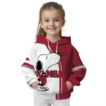 arkansas razorbacks playful snoopy red hoodie best selling