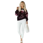 arkansas razorbacks skull artwork red black hoodie best selling