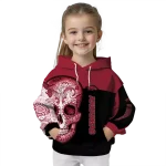 arkansas razorbacks sugar skull red black hoodie best selling