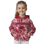 arkansas razorbacks tie dye pattern red hoodie best selling