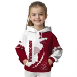 arkansas razorbacks triangular pattern red white hoodie best selling