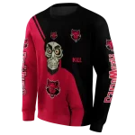 arkansas state red wolves achmed skull scarlet hoodie best selling