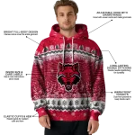 arkansas state red wolves christmas trees scarlet hoodie best selling