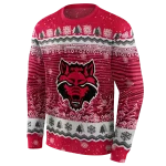 arkansas state red wolves christmas trees scarlet hoodie best selling