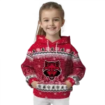 arkansas state red wolves christmas trees scarlet hoodie best selling