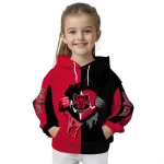 arkansas state red wolves heartbeat graphic scarlet hoodie best selling