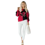 arkansas state red wolves heartbeat graphic scarlet hoodie best selling