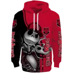 arkansas state red wolves jack skellington scarlet hoodie best selling