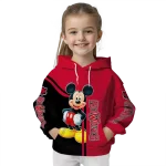 arkansas state red wolves mickey mouse scarlet black hoodie best selling