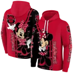 arkansas state red wolves minnie mouse scarlet hoodie best selling