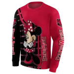 arkansas state red wolves minnie mouse scarlet hoodie best selling
