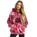 arkansas state red wolves tie dye pattern scarlet hoodie best selling