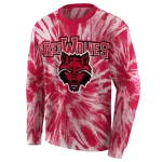 arkansas state red wolves tie dye pattern scarlet hoodie best selling