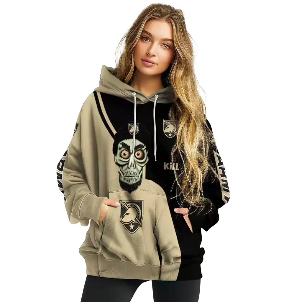 army black knights achmed skull gold hoodie high quality army black knights achmed skull gold hoodie high quality