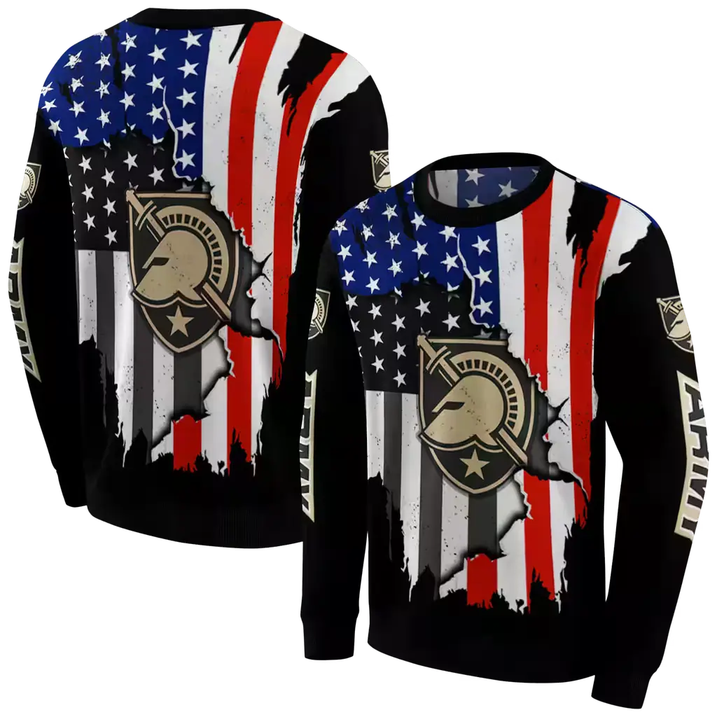 army black knights american pride black hoodie premium grade army black knights american pride black hoodie premium grade