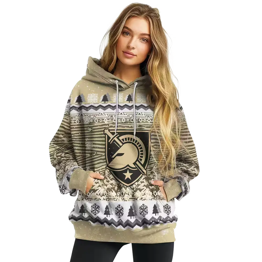 army black knights christmas trees gold hoodie high quality army black knights christmas trees gold hoodie high quality