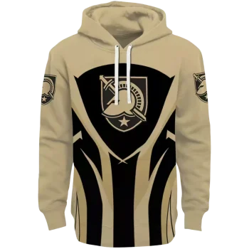 army black knights concentric lines gold black hoodie best selling