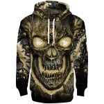 army black knights demonic skull gold black hoodie best selling