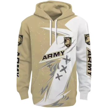 army black knights dynamic slash gold white hoodie best selling