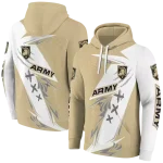 army black knights dynamic slash gold white hoodie best selling