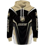 army black knights futuristic pattern gold black hoodie best selling