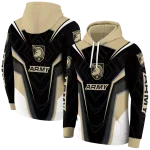 army black knights futuristic pattern gold black hoodie best selling