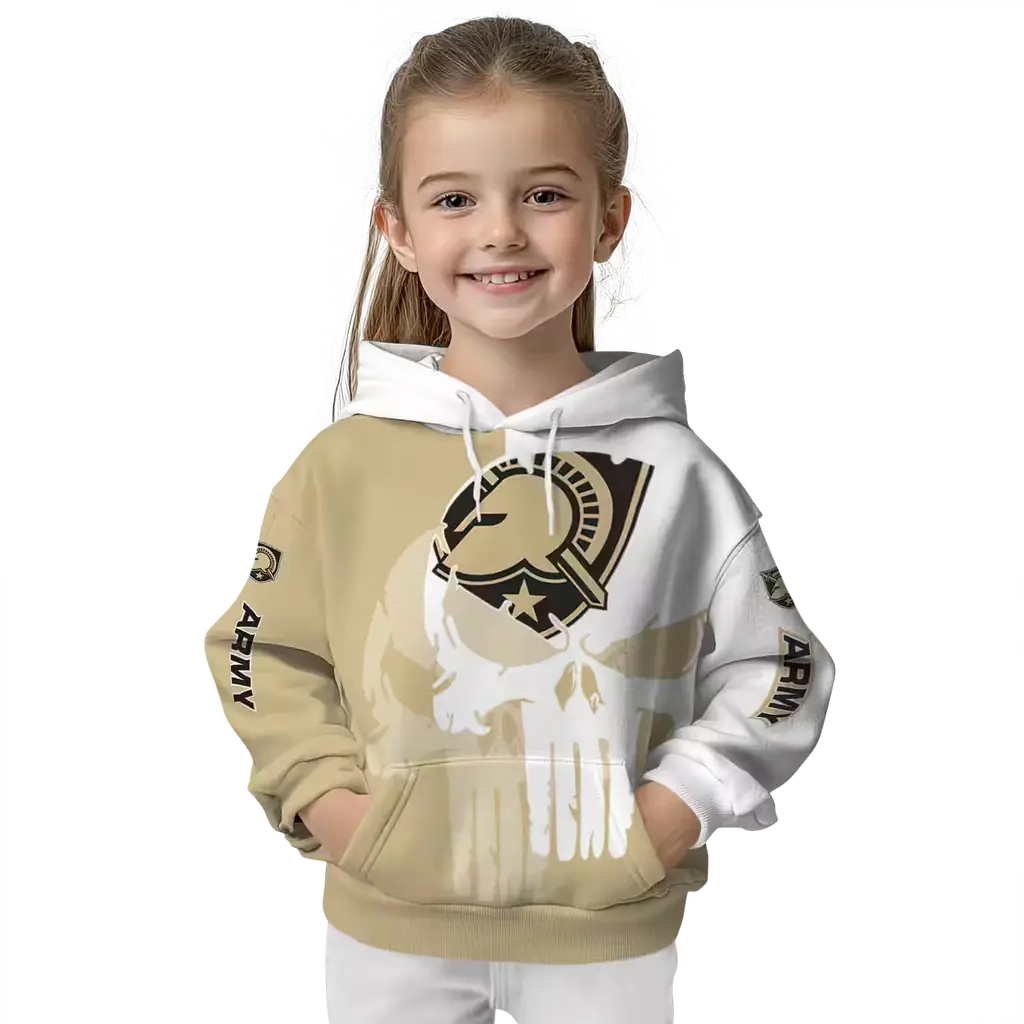 army black knights graphic punisher gold white hoodie top rated army black knights graphic punisher gold white hoodie top rated