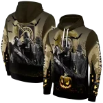 army black knights halloween vibes gold black hoodie best selling
