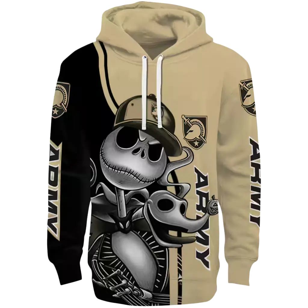 army black knights jack skellington gold hoodie best selling army black knights jack skellington gold hoodie best selling