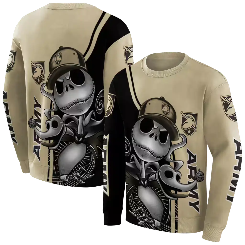army black knights jack skellington gold hoodie premium grade army black knights jack skellington gold hoodie premium grade