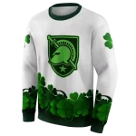 army black knights lucky motif white green hoodie best selling