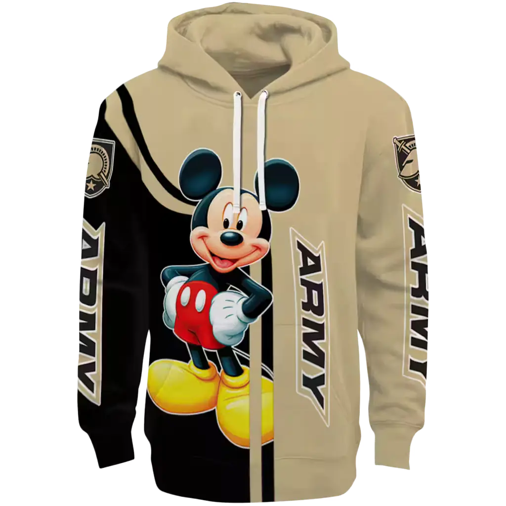 army black knights mickey mouse gold black hoodie best selling army black knights mickey mouse gold black hoodie best selling