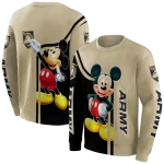 army black knights mickey mouse gold black hoodie best selling