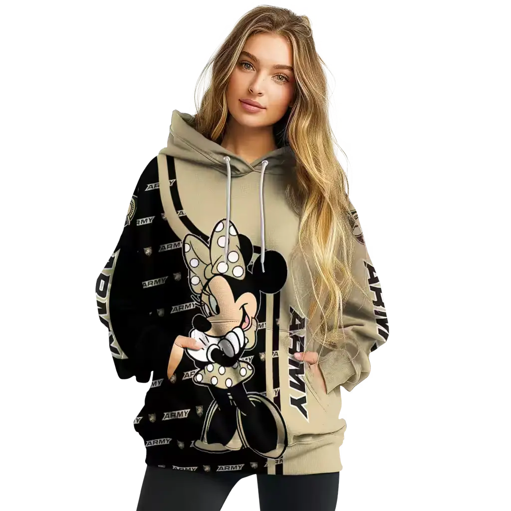army black knights minnie mouse gold hoodie high quality army black knights minnie mouse gold hoodie high quality
