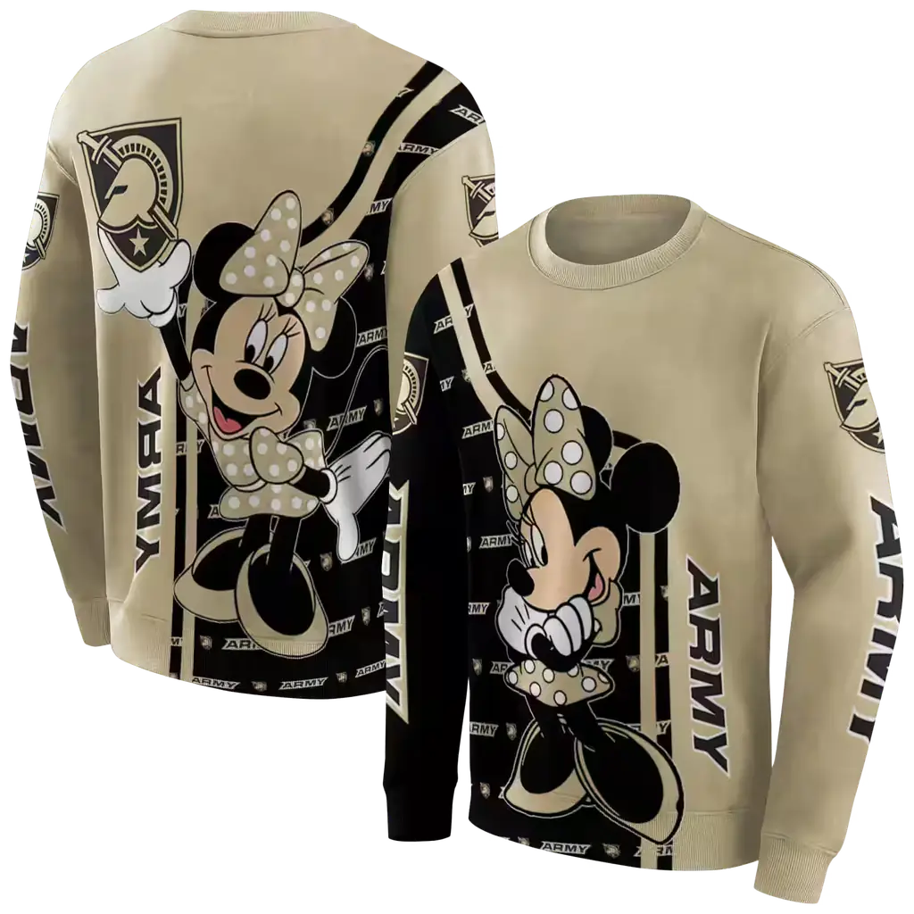 army black knights minnie mouse gold hoodie premium grade army black knights minnie mouse gold hoodie premium grade