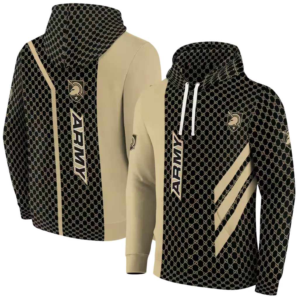 army black knights monogram pattern gold hoodie fashion forward army black knights monogram pattern gold hoodie fashion forward