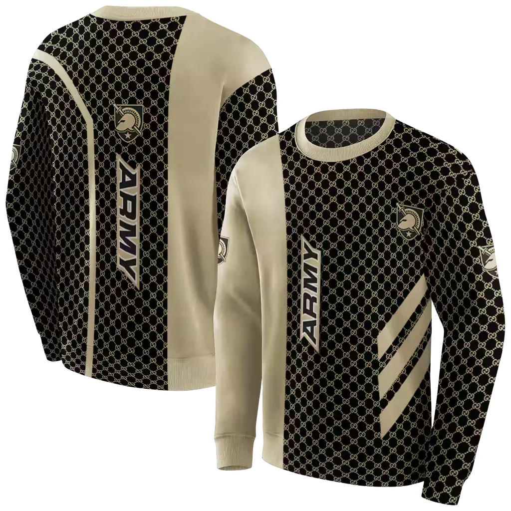 army black knights monogram pattern gold hoodie premium grade army black knights monogram pattern gold hoodie premium grade