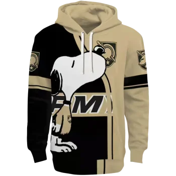 army black knights playful snoopy gold hoodie best selling