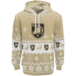 army black knights reindeer motif gold hoodie best selling