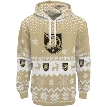 army black knights reindeer motif gold hoodie best selling